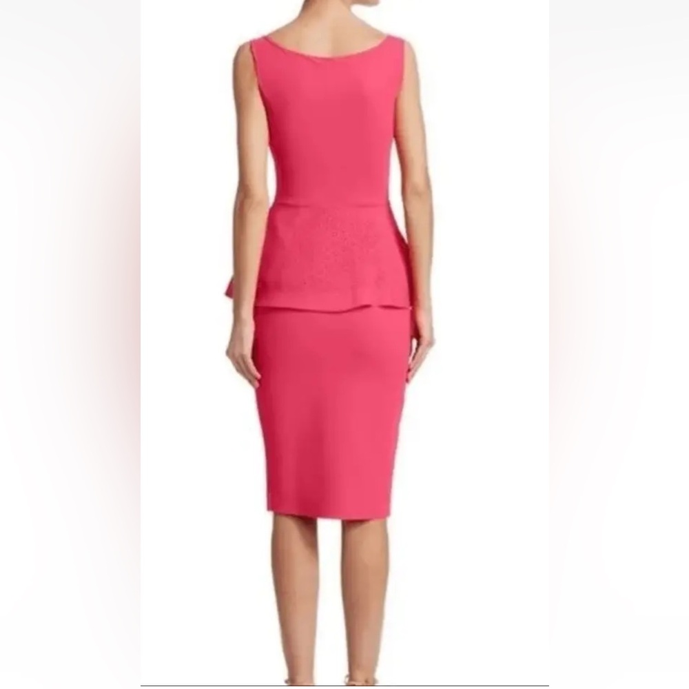 Stunning NWT Chiara Boni Peplum Dress Dominik Laser Cut dress! - Picture 5 of 16